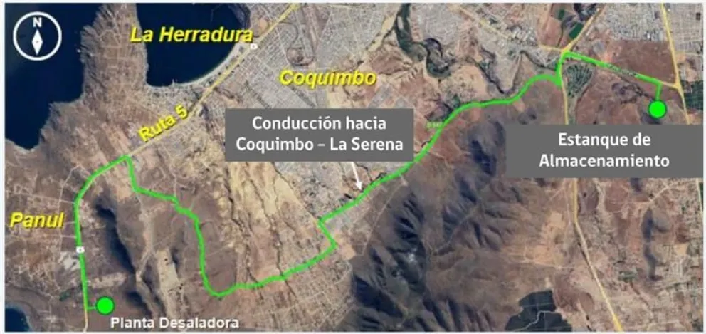 Sacyr Agua gana licitación de la desaladora de Coquimbo